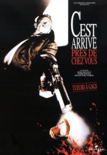 1992 Man Bites Dog C’est arrivé près de chez vous c est arrive pres Movie Film Cinema Poster Art Advance Teaser Theatrical