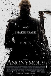 2011 Anonymous Movie Film Cinema Poster Art Advance Teaser Theatrical